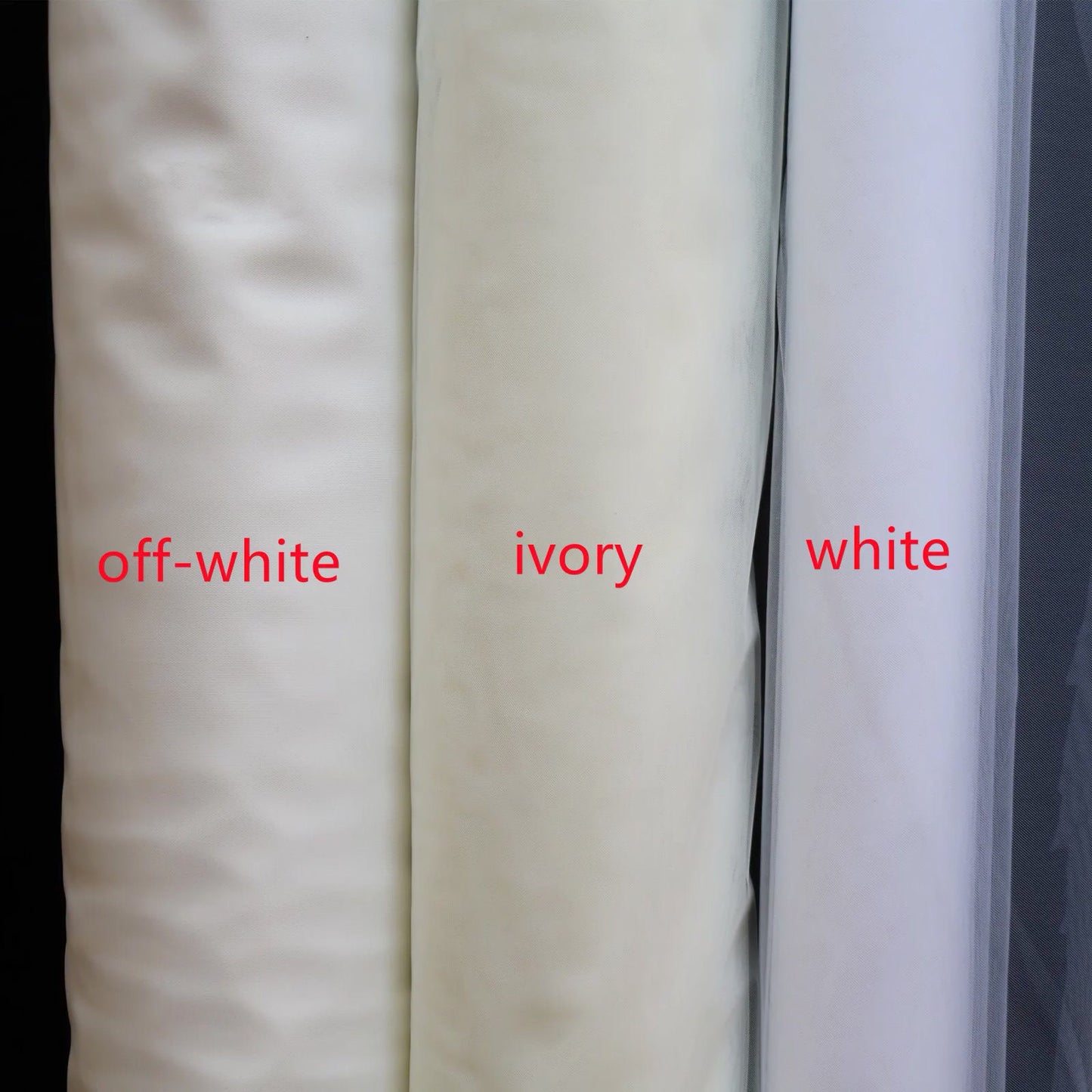 Soft Tulle Wedding Veil with Thin Satin Ribbon Edge – Double Tier Bridal Veil