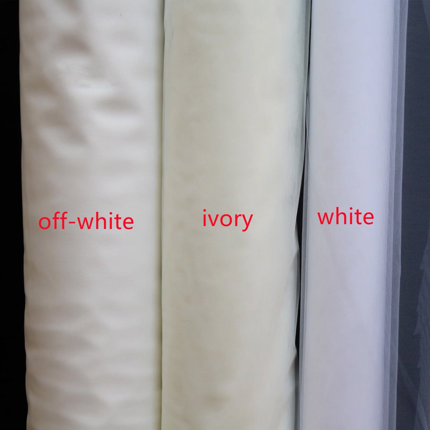 Wedding veil with pearls | colored non-Chinese tulle container 150 cm, ivory | veil with pearls | wedding veil to fingertips