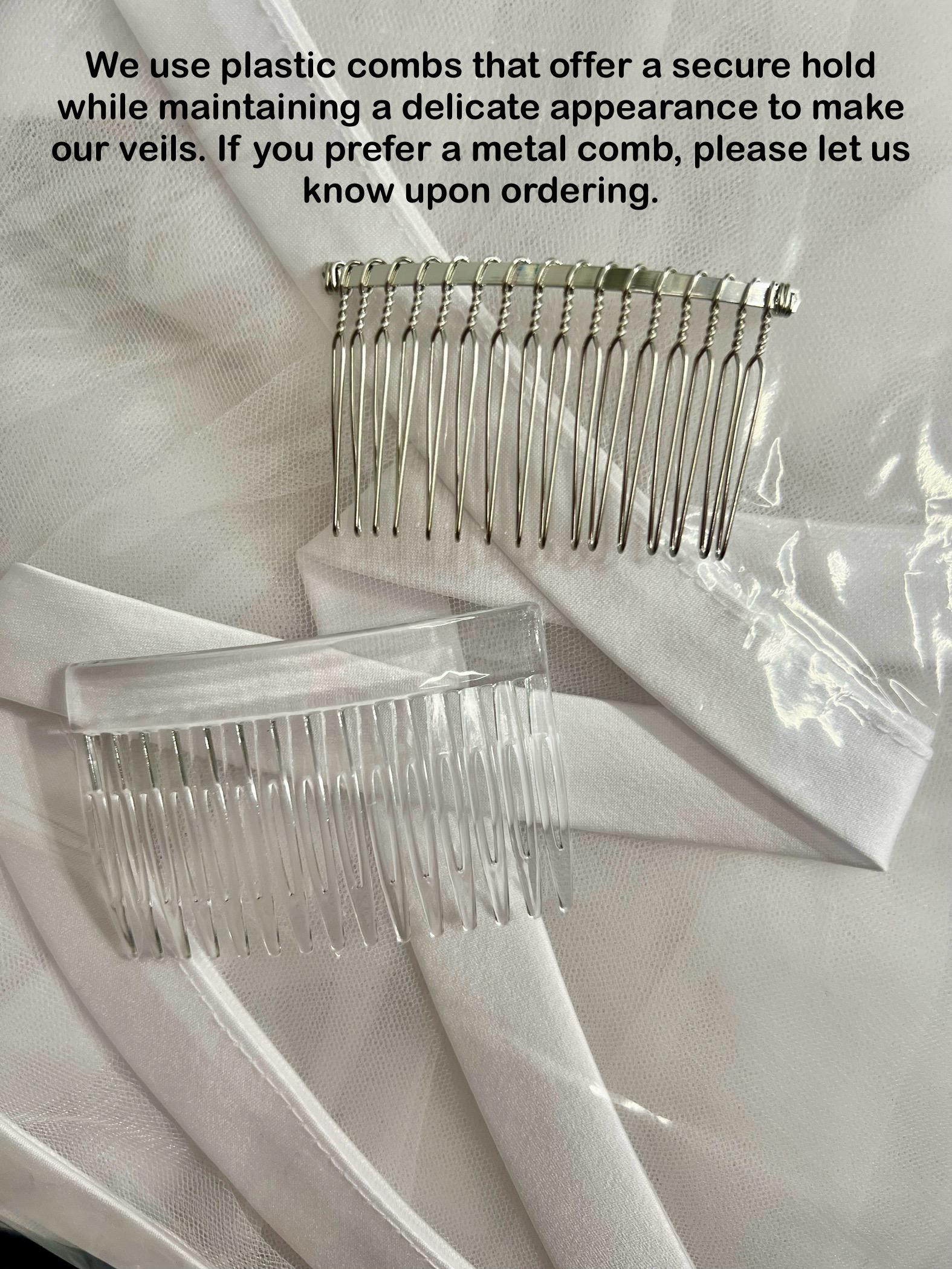 Elegant Satin-Trim Bridal Veil - Classic 150cm Width, High-Quality Tulle, Sophisticated Wedding Accessory two tier veil