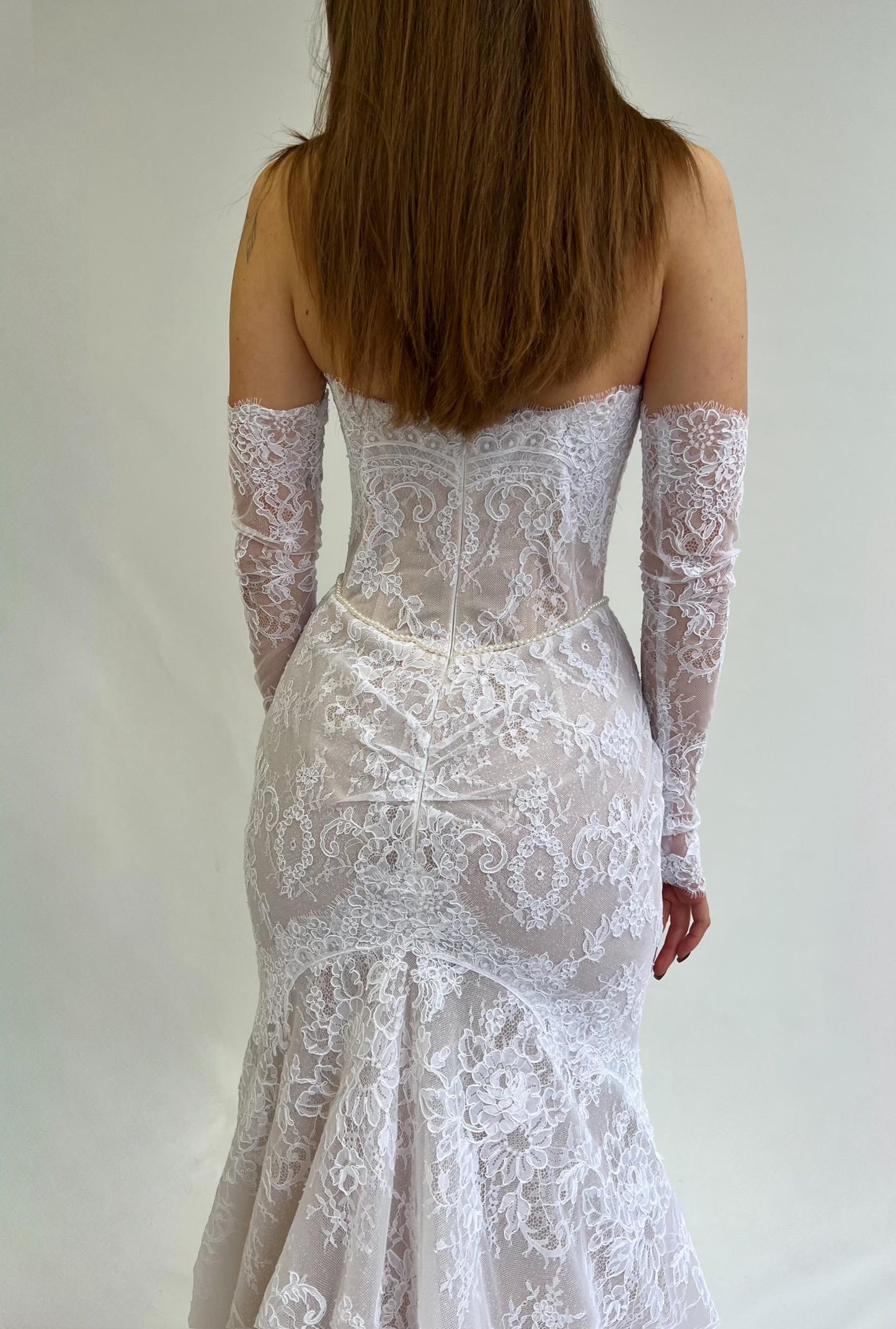 Romantic Chantilly Lace Detachable Sleeves with Flared Cuffs | Wedding Dress Accessory | Off Shoulder Sleeves for Bridal Gowns