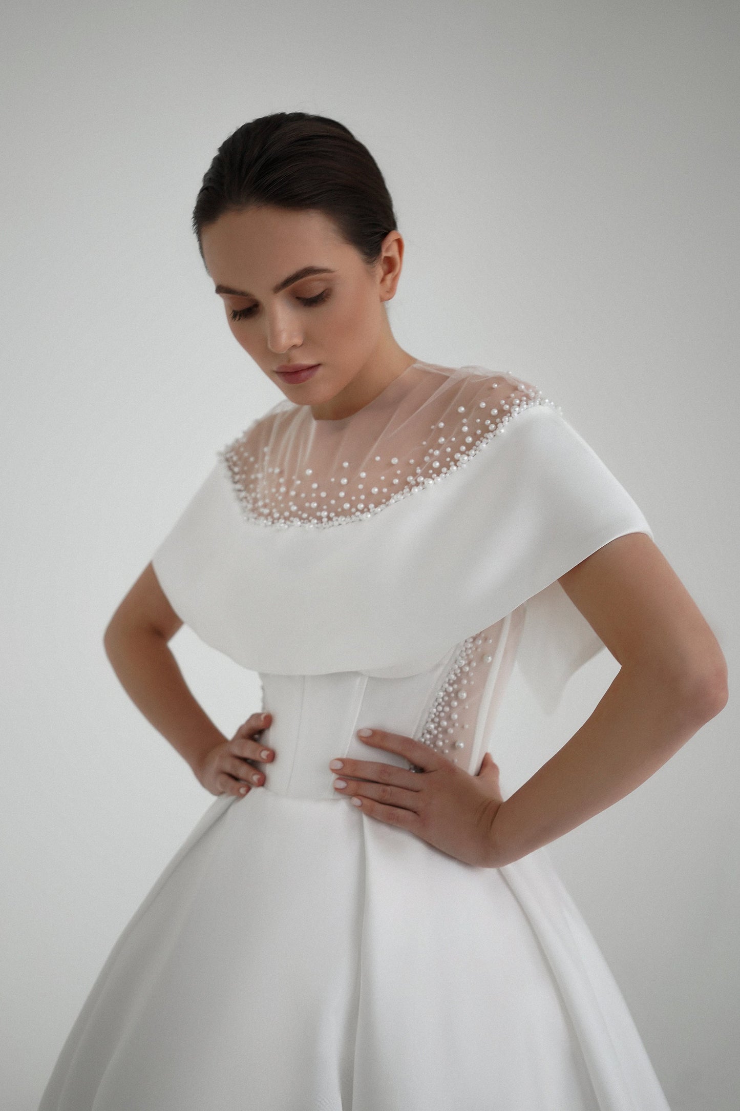 SEVERIA – Strapless Mikado A-Line Wedding Dress