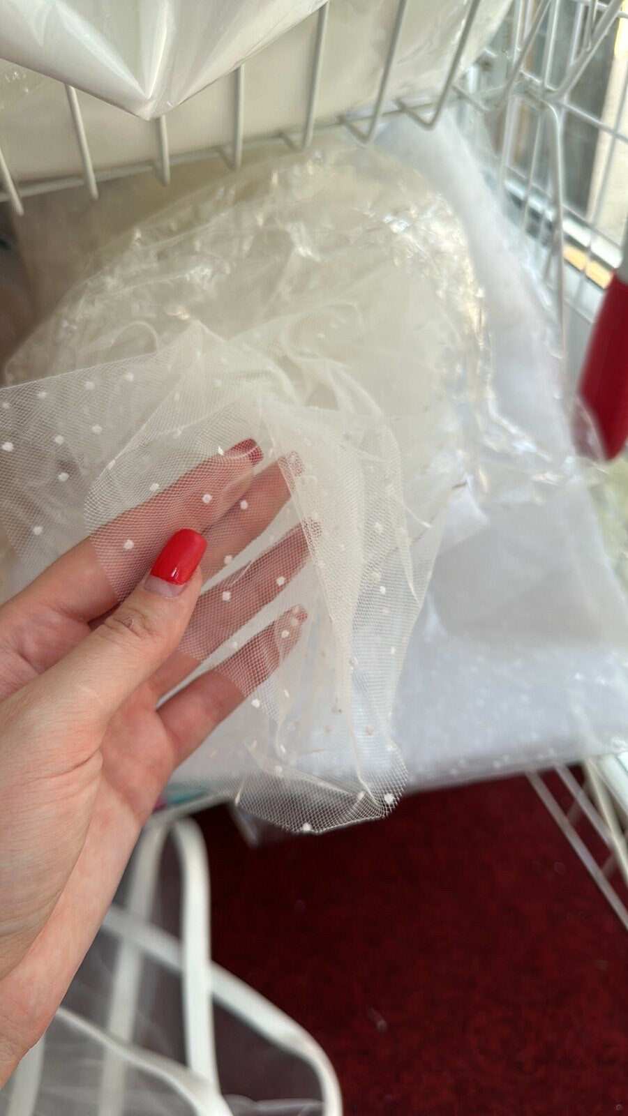 Polka dot veil,Spotted veil,Tulle polka dot veil, Dotted veil, Cathedral polka dot veil, Polka dot wedding veil,Vintage ivory polka dot veil