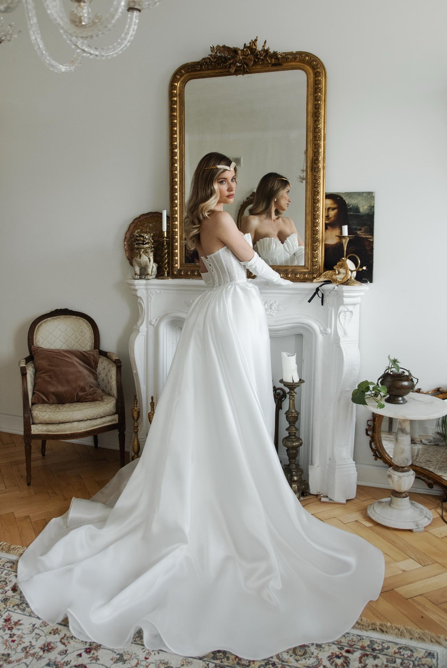 KOKO Corset Bridal Gown with Train