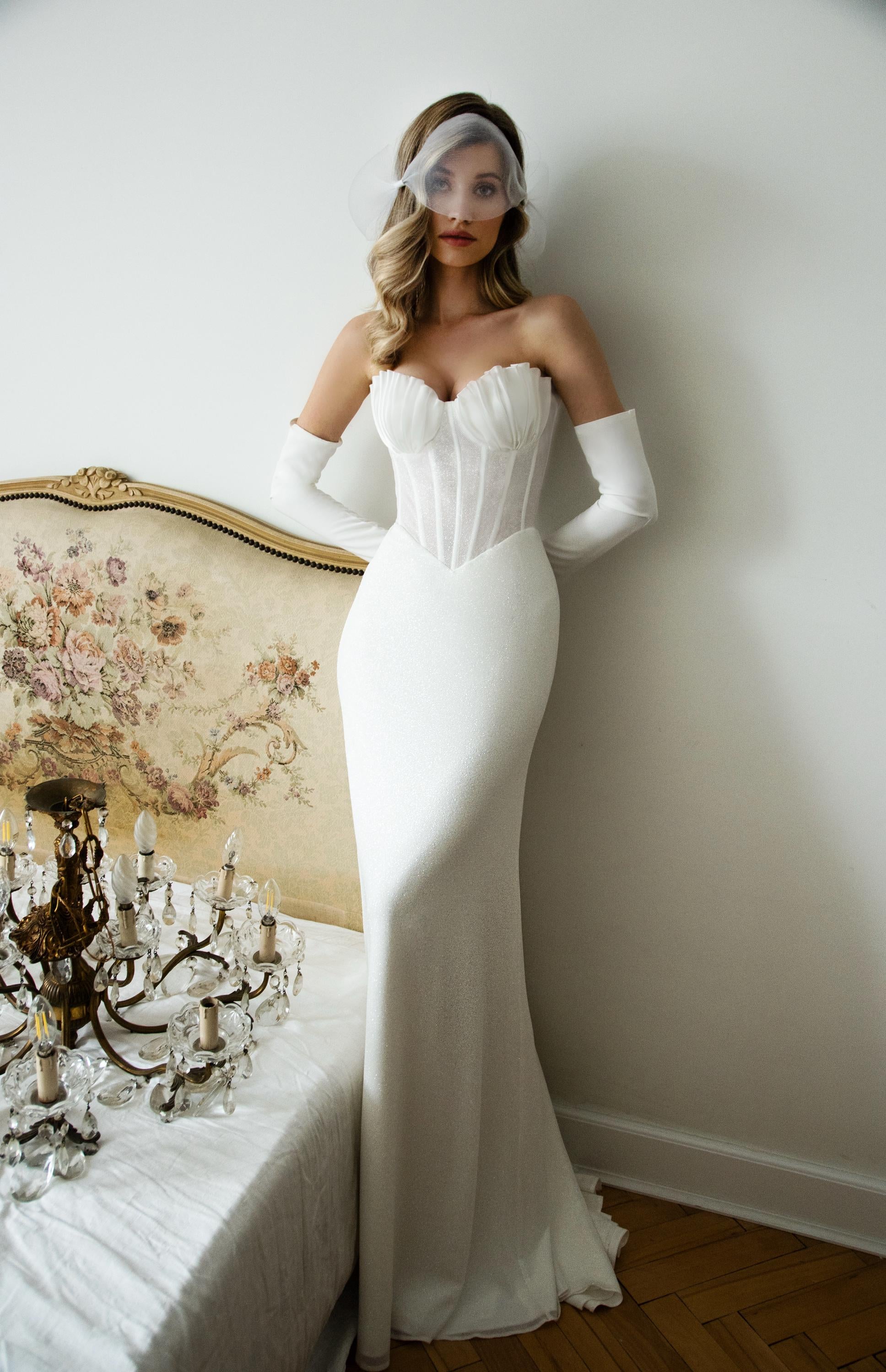 KOKO Corset Bridal Gown with Train