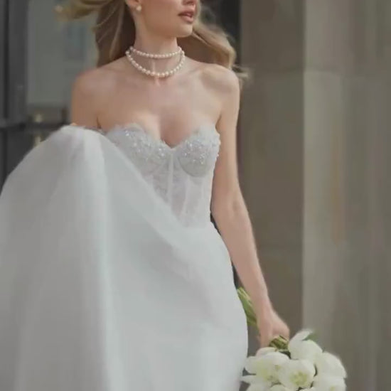 KEA Strapless Corset Wedding Dress